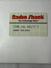 Expired Collectible Vintage Radio Shack The Technology Store Credit Charge Card