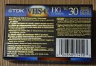 Nos Tdk Vhs-c Hg Ultimate 30 Camcorder Cassette Blank Recording Tape