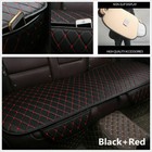 Pu Leather Car Rear Back Universal Seat Cover Pad Mat Chair Protector Cushion Us