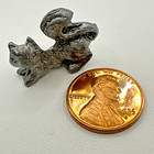 Vintage Pewter Small Squirrel Miniature Figurine