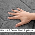 Large Jacquard 3d Plush Area Rug Soft Shaggy Non-slip Floor Carpet