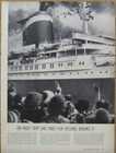 S s  United States Ad Poster   Ocean Liner Cruise Ship