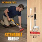 Powertec Extendable Floor And Wall Roller For Vinyl Flooring Tile Linoleum