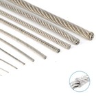 304 Stainless Steel Wire Rope Cable Clear Pvc Vinyl Coated 1 1 5 2 3 4 5 6 8mm