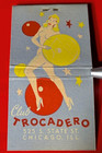 Full Length-girlie Feature Matchbook From The Club Trocadero chicago  burlesque 