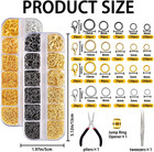 Jump Rings For Jewelry Making 2143pcs Open Jump Rings And Lobster Clas   