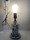 Vintage Seashell Filled Glass Table Lamp Beach Cottage Lake Coastal 13 5    W bulb