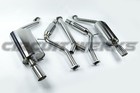 92-00 Sc300 Sc 300 Soarer Circuit Werks Thick Walled Catback Dual Exhaust System
