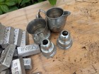 5 Lbs  Pewter Ingots For Casting Hand Poured From Scrap Pewter Items - Repour
