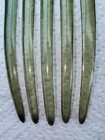 Vintage Art Deco Nouveau Spanish Hair Comb Peineta Blue Rhinestones Large