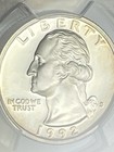 1992-s Silver Washington Proof Quarter 90  Silver Pcgs Pr69dcam Vintage Coin
