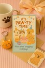It   s Paw-ty Time Birthday Card     Digital Printable   Cute Pet Party Theme   Inst