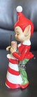 Josef Originals Vintage Christmas  Pixie Elf Figurine Painting A Cone Japan