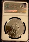 2020-w Canada Burnished Maple Leaf 1oz  9999 Fine Silver  5 Coin Ms70