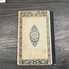 Antique French Language Book Worman 1800s Worn Scribbled Decorative Prop Craft