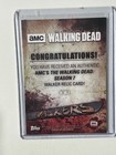 2017 Topps The Walking Dead Season 6 Walker Screen Worn Costume Relic Card R-w3 