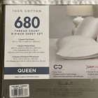 Kirkland Signature 680 Thread Count 6 Piece Sheet Set Queen Alloy Gray Brand New
