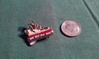 1940 s Wwii Battleship Sweetheart Enamel Pinback Brooch Pin Jewelry Home Front