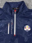 Rlx Ralph Lauren Pullover Womens Xl 1 4 Zip 2018 Ryder Cup Blue Camo Golf Usa