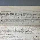 Antique 1870  Assignment Of Mortgage Document New York  Ny State Orange County
