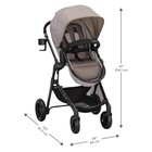 Evenflo Pivot Modular Travel System  Desert Tan  W  Litemax Car Seat Creased Box