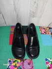 Dansko Women Eu 38 Black Slip On Clog Nursing Shoe Leather Work Comfort