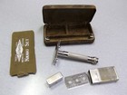 Gillette Serial  f73935 1918 Us Army Wwi Military Khaki De Safety Razor Set