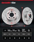 Rear Disc Rotors Ceramic Brake Pads Kit For Ford C-max Escape Transit Connect