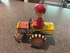 Vintage Marx Queen Of The Campus Wind Up Tin Litho Toy