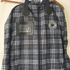 Centaur Equestrian Travelware Bag Classic Plaid Blue Horse Full Zip 3 Hooks