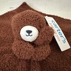 New Carter   s Just One You Dark Brown Bear Plush Security Baby Blanket Lovey Nwt