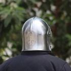 Medieval Barbuta Helmet     18g Steel Italian Knight Crusader Armor     Larp Cosplay