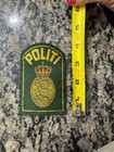Denmark National Police Uniform Patch   politi  Means  police 
