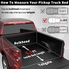 Hard Quad Fold Aluminum Truck Bed Tonneau Cover For 2016-2024 Nissan Titan