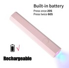 Mini Nail Lamp Uv Led Light Portable Polish Gel Dryer Curing Lamp Handheld New