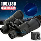 180x100 High Power Military Binoculars Day night Vision Waterproof Camping  case