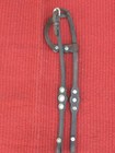 Silver Royal Vintage Western Leather Show trail Headstall bridle - Cob Size