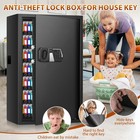 144 Keys Fireproof Cabinet Safe With Adjustable Hook Plates And Tags  Anti-th   
