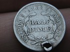 1857 P Seated Liberty Half Dime- Philadelphia  Fine vf Details