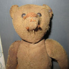 Antique Steiff Jointed Bear W  Long F Button