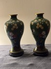 Cloisonne Vase  Chinese  Matching Pair  Very Nice