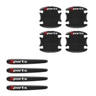 4pcs Car Door Protector And 4pcs Car Door Handle Protector  3d Universal Car 
