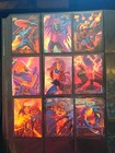 1994 Marvel Masterpieces - Power Blast - Complete Set Of 9