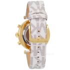 Michael Kors Parker Womens Gold Chronograph Glitz Watch White Dial Mk Cream Pvc