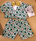 Build A Bear Sanrio Hello Kitty Cinnamoroll Christmas Outfit W gold Bow Tie  Nwt
