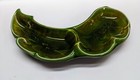 Vintage Mid-century California Pottery Ceramic Appetizer Divided Tray 16  L Usa 