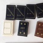 1 12 Scale Vintage Miniature Dollhouse Books Lot Encyclopedia Art Dance French