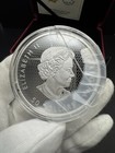 2017 Canada Monarch Butterfly Migration 9999 Silver Coin W Box  broken Capsule 