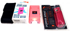 Pink Stun Gun With Case Model 36m Flashlight Rechargeable Led And Pepper Spray