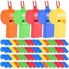 100pc Plastic Whistles Bulk Whistles Training Sports Whistles